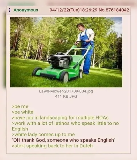 White Guy Speaks Dutch