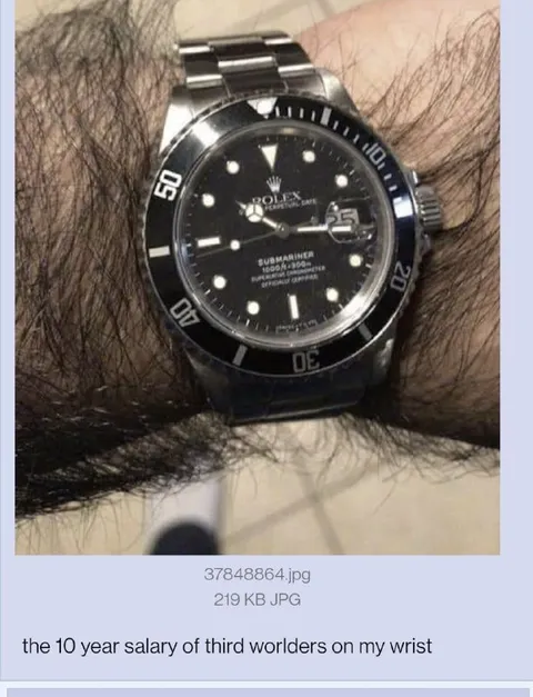 Ten-Year Salary on My Wrist