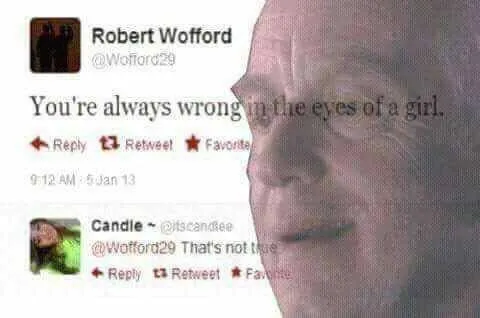 Always Wrong in Her Eyes