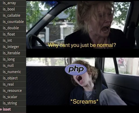 Why Can't PHP Be Normal?