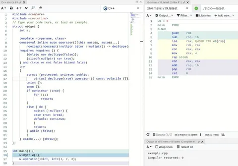 C++ Function Made of Keywords