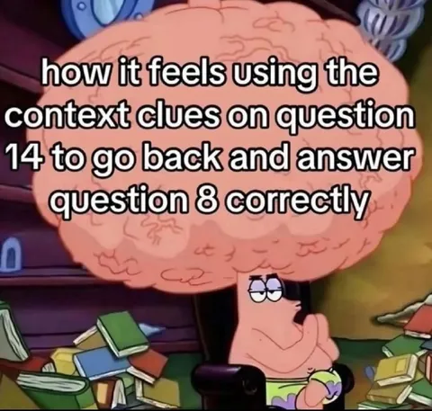 Patrick Star Uses Context Clues