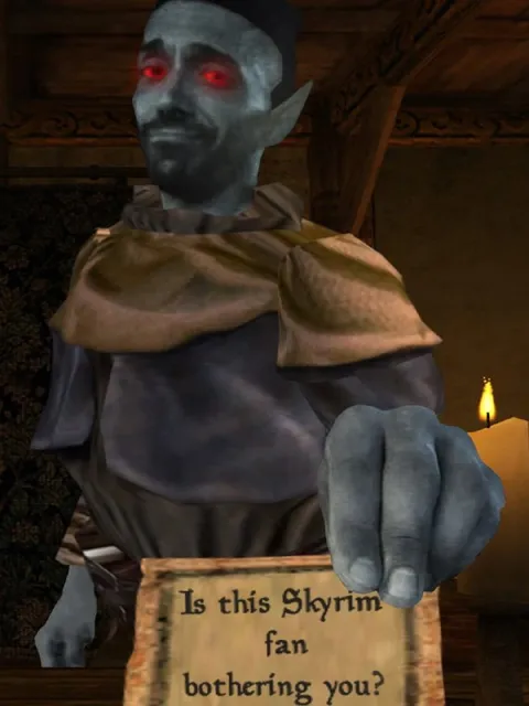 Is This Skyrim Fan Bothering You?