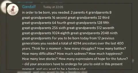 4094 Ancestors Behind You