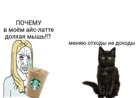Долхая мышь в айс-латте