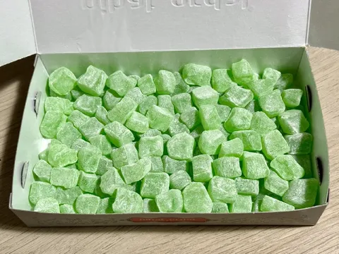 Коробка зелёного рахат-лукума