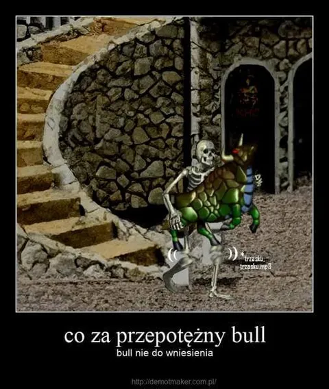 Przepotężny bull nie do wniesienia