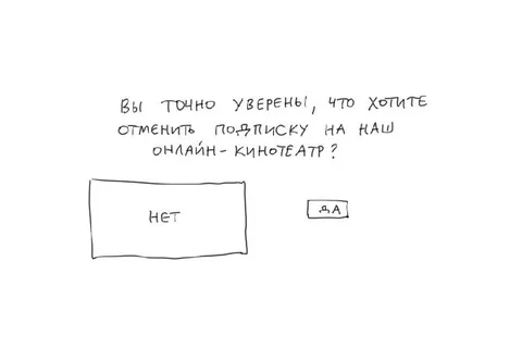 Отменить подписку на наш кинотеатр