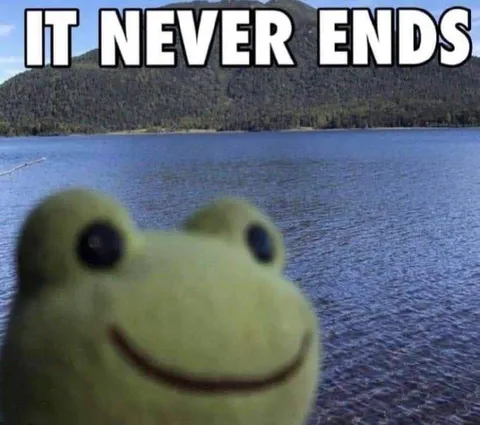 It Never Ends Frog
