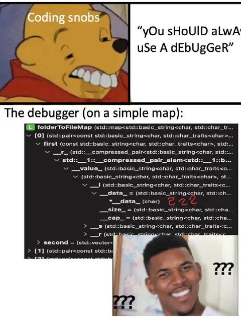 Coding Snob Uses Debugger