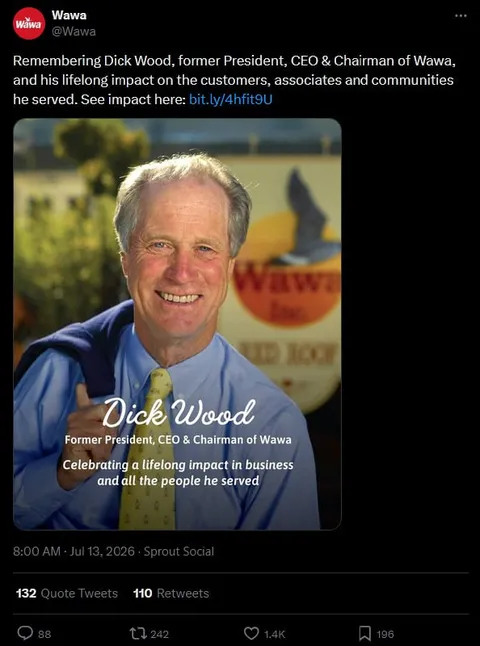 Wawa Remembers Dick Wood