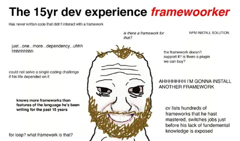 15-Year Frameworker Experience