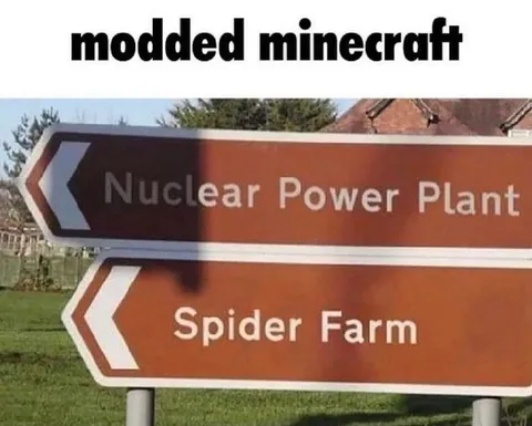 Modded Minecraft Directions Sign