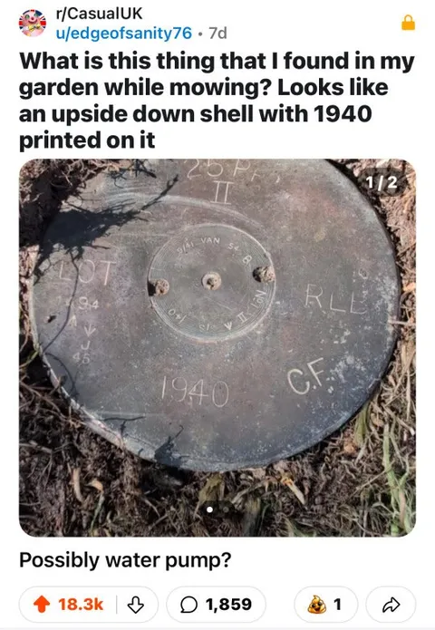 Mysterious 1940 Garden Shell