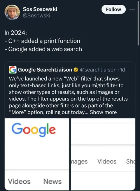 C++ Print and Google Web Search