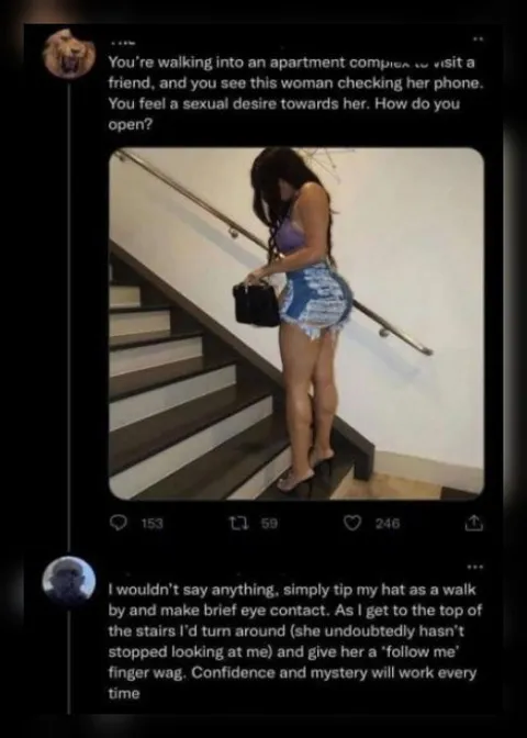 Confident Eye Contact Approach