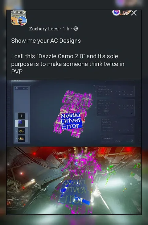 Dazzle Camo Nvidia Driver Error