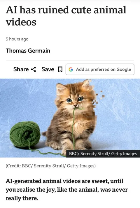AI Ruined Cute Animal Videos