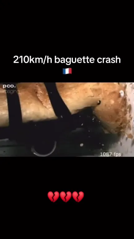 210km/h Baguette Crash