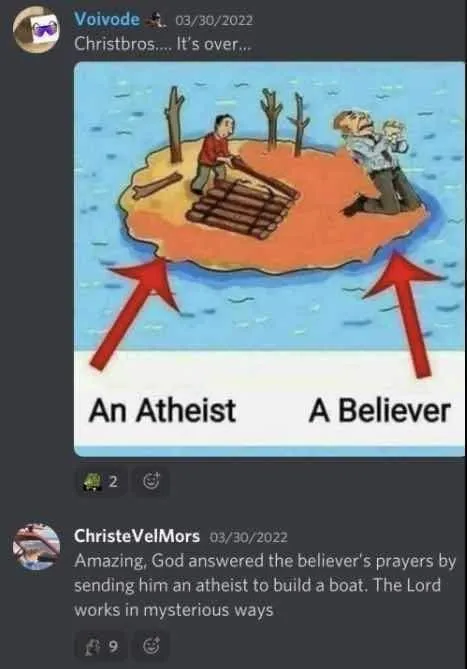 Atheist Builds a Believer's Boat