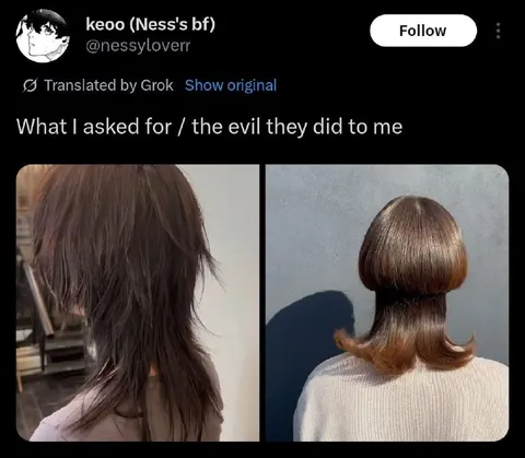 The Evil Haircut They Gave Me