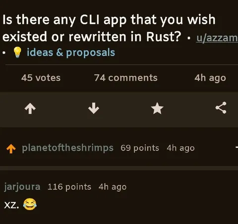 CLI App Rewritten in Rust