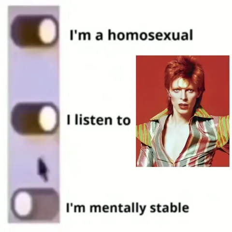 David Bowie Switches On