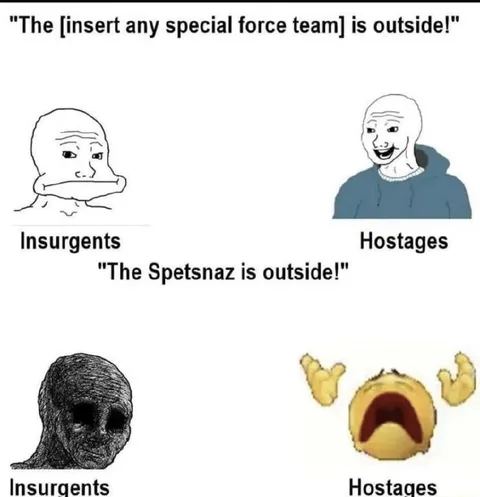 Spetsnaz Outside Reaction
