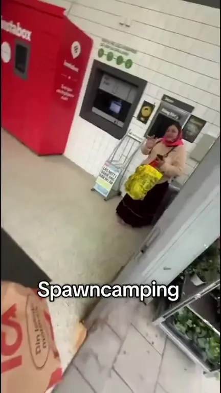 Spawncamping at the supermarket