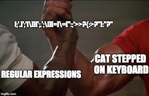 Regular Expressions Cat Keyboard Smash