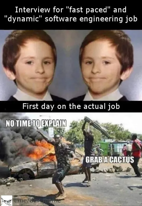 First Day at a Fast-Paced Job