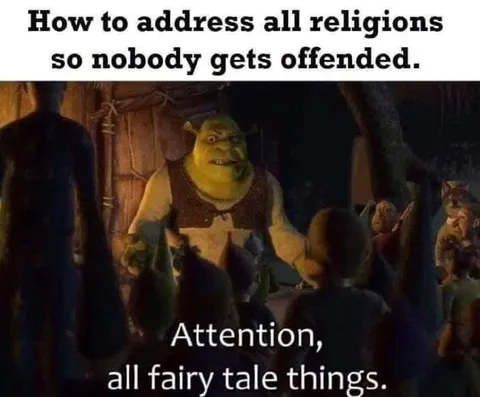 Shrek Addresses All Religions