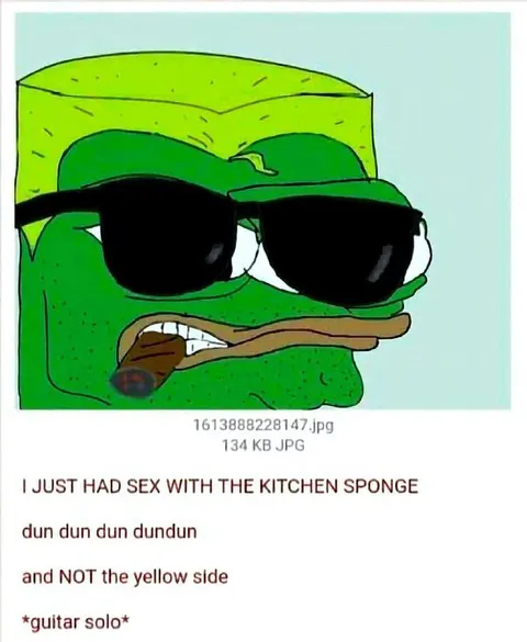 Pepe Had Sex with a Sponge