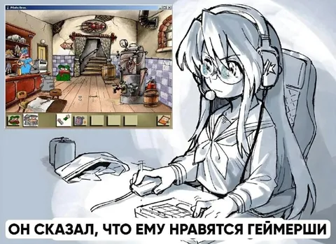 Он сказал, что ему нравятся геймерши