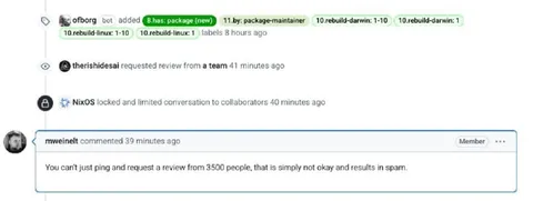 Requesting Review From 3500 People
