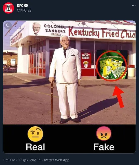 Colonel Sanders Real Fake
