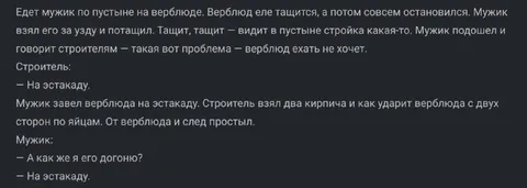 Верблюд не хочет ехать