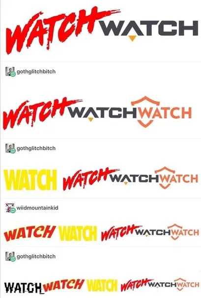 WATCH Logo Progression