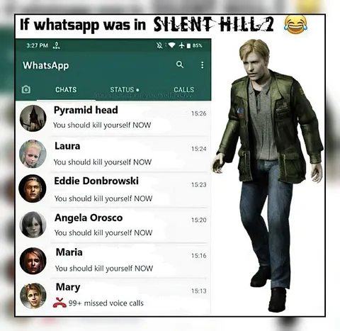 If WhatsApp Was in Silent Hill