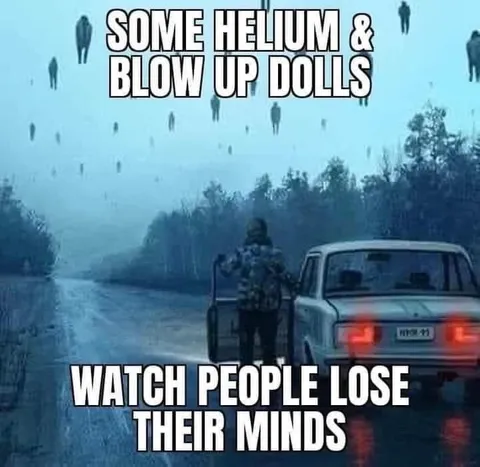 Some Helium and Blow Up Dolls