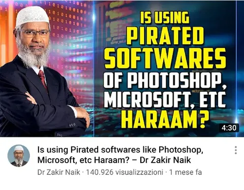 Pirated Software Haraam?