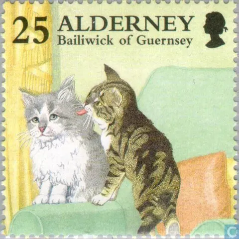 Alderney Cats Stamp