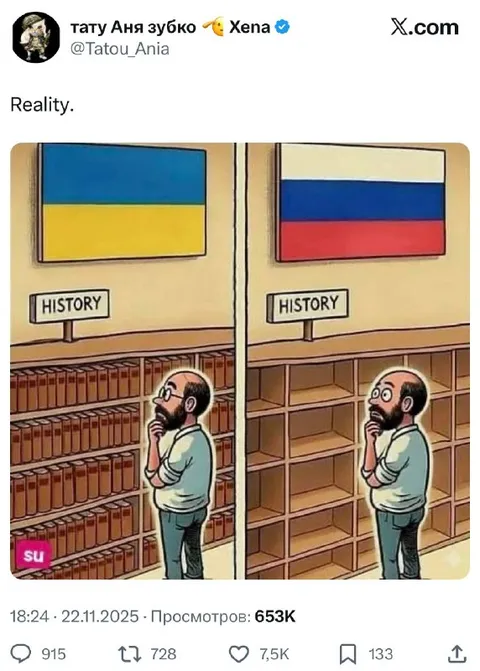 Ukraine and Russia History Shelves