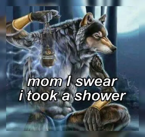 Wolf Swears He Showered