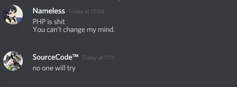 PHP Is Shit, No One Cares