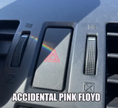 Accidental Pink Floyd Button