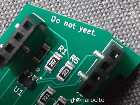 Do not yeet circuit board