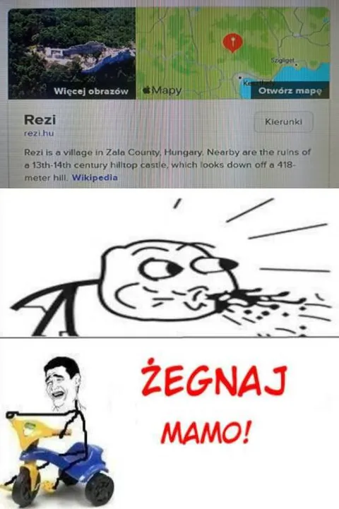 Żegnaj mamo, jadę do Rezi