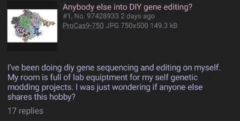 DIY Gene Editing Hobby