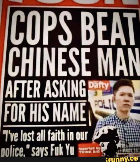 Cops Beat Chinese Man After Asking His Name